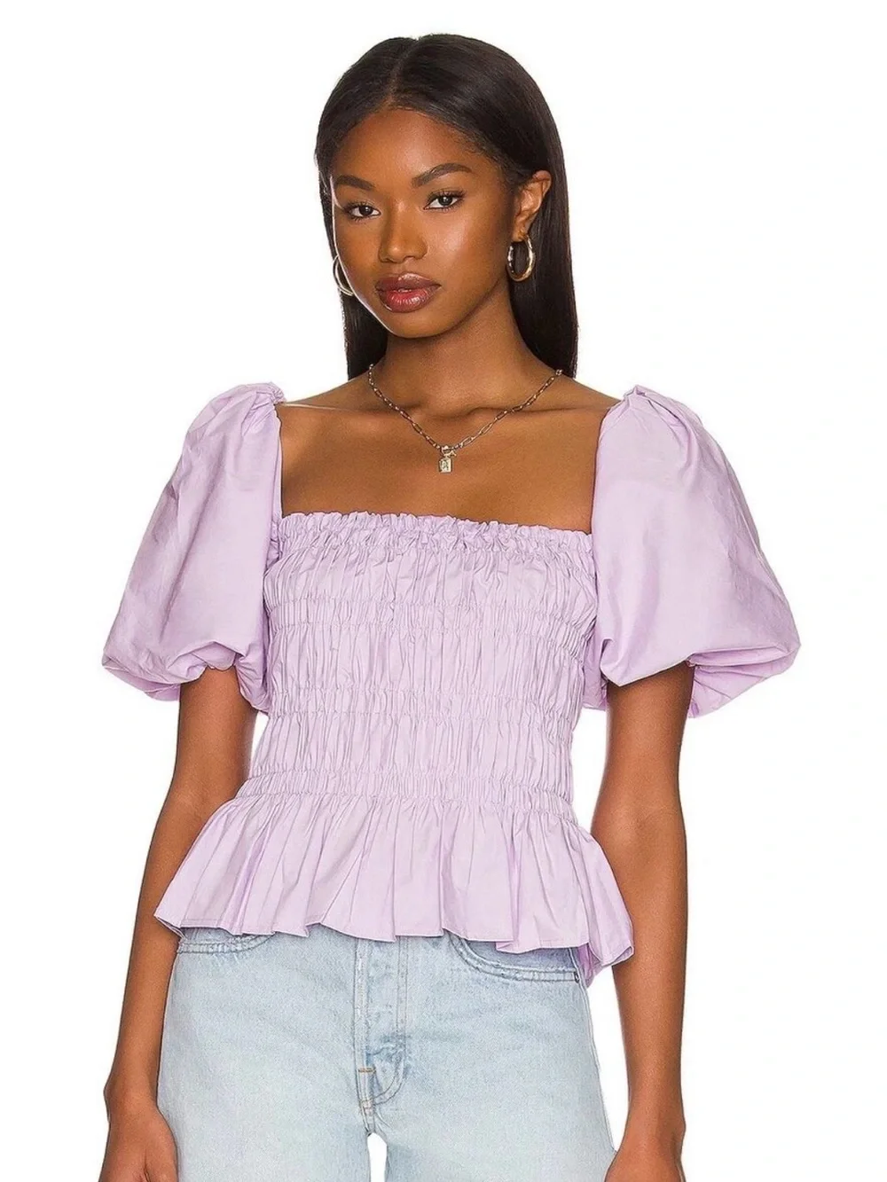 ASTR the label Sabina top Lavender, Small